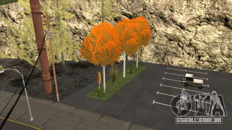 Folhas de outono nas Árvores v1.0 para GTA San Andreas