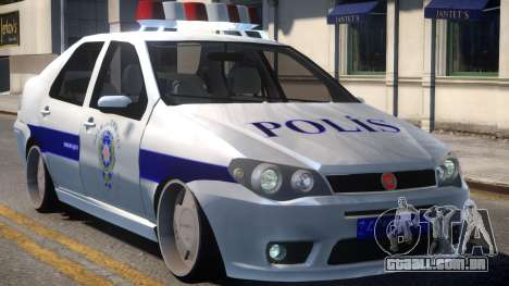 Fiat Albea Turk Police para GTA 4