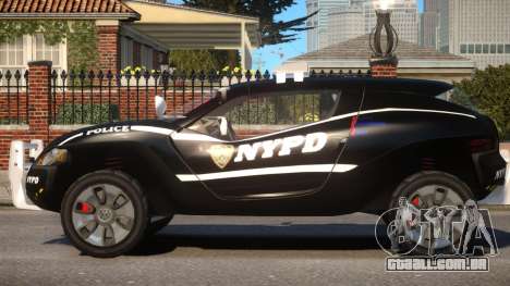 Volkswagen Concept T NYPD para GTA 4