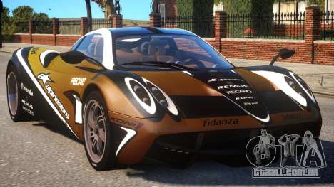 Pagani Huayra Alpinestars para GTA 4