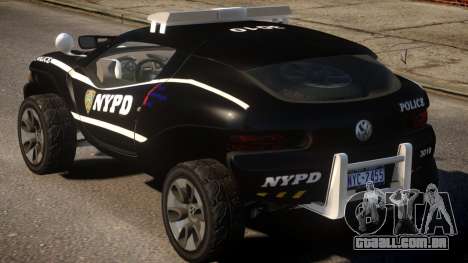 Volkswagen Concept T NYPD para GTA 4