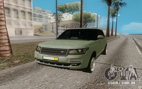 Land Rover Range Rover para GTA San Andreas