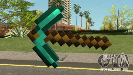 Minecraft Diamond Pickaxe para GTA San Andreas