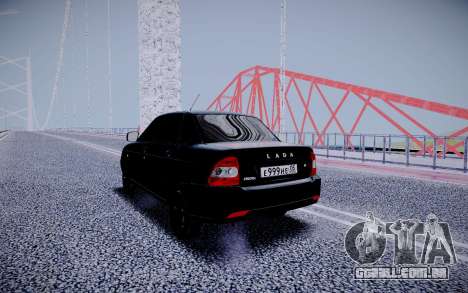 Lada Priora Black Edition para GTA San Andreas