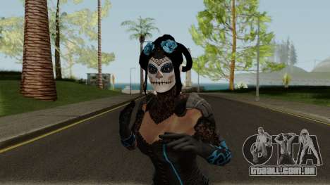 Day of the Dead Kitana MKXM para GTA San Andreas