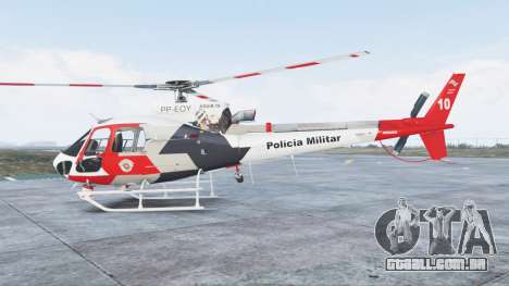 Helibras AS350 B2 Esquilo Policia Militar para GTA 5