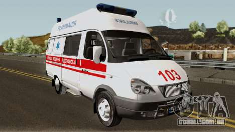 GAZ-3221 serviços de Ambulância para GTA San Andreas