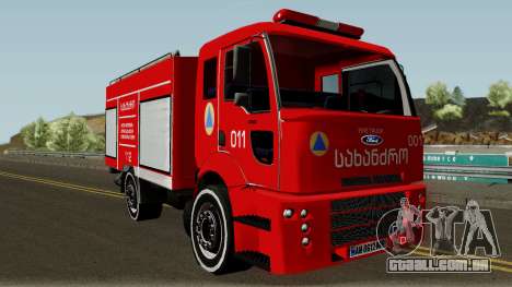 Ford Cargo Geo Firetruck para GTA San Andreas