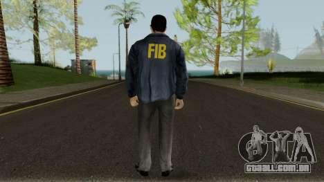 FIB Agent GTA V para GTA San Andreas