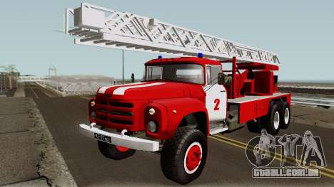 ZIL-133 TN Fogo caminhão escada para GTA San Andreas