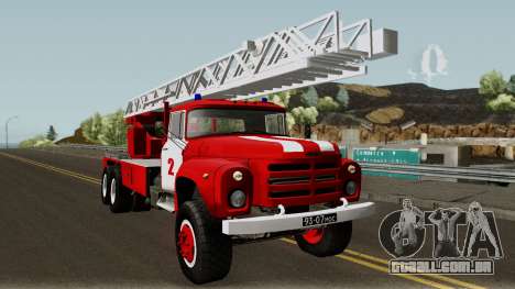 ZIL-133 TN Fogo caminhão escada para GTA San Andreas