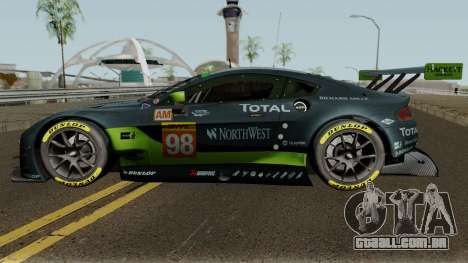 Aston Martin Vantage GTE 2017 para GTA San Andreas