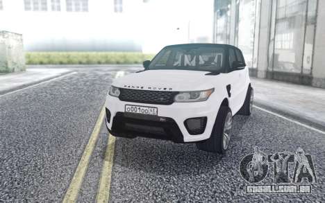 Land Rover Range Rover Sport SVR para GTA San Andreas