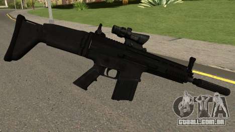 SCAR-H-A1 BLACK para GTA San Andreas