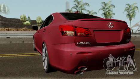 Lexus IS-F 2013 para GTA San Andreas