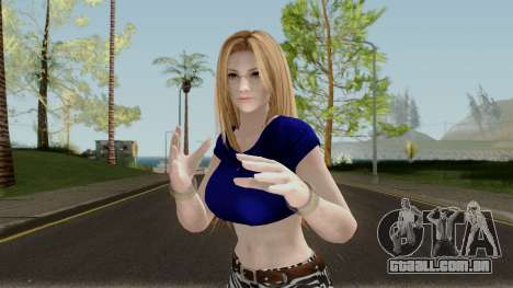 Tina Armstrong (Casual Long Hair) From DOA5LR para GTA San Andreas