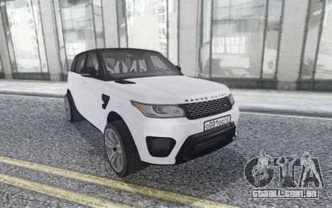 Land Rover Range Rover Sport SVR para GTA San Andreas