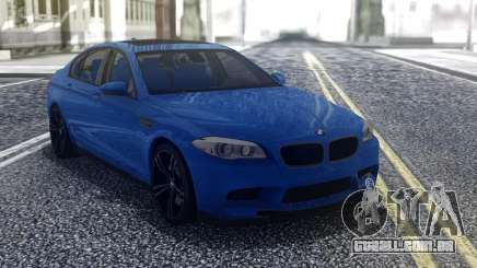 BMW M5 F10 Blue para GTA San Andreas