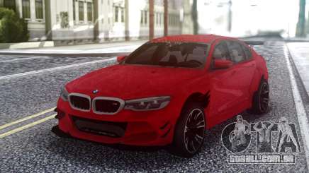 BMW M5 F90 Red Sedan para GTA San Andreas