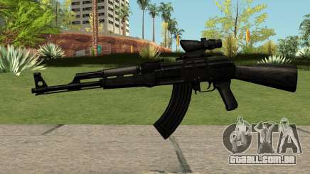 AK47 Black para GTA San Andreas