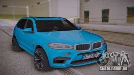BMW X5M 2015 para GTA San Andreas