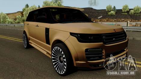 Range Rover Mansory Autobiography LWB para GTA San Andreas