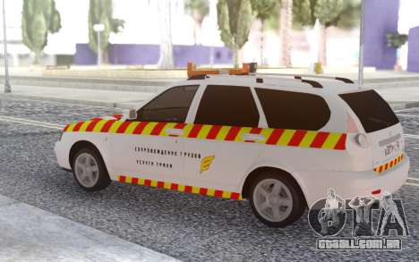 Lada Priora Escolta de mercadorias perigosas para GTA San Andreas