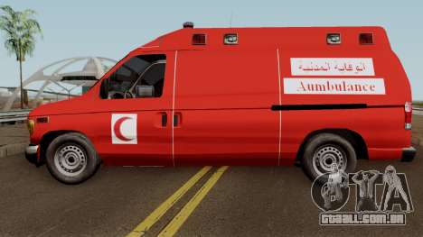 Ford E-150 Ambulan Moroccain para GTA San Andreas