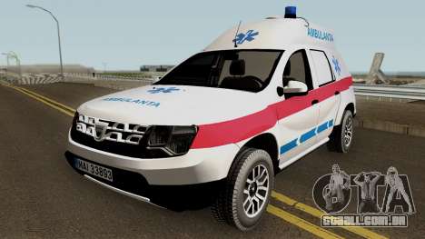 Dacia Duster Ambulanta 2018 para GTA San Andreas