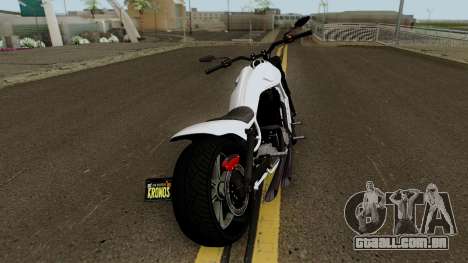 Western Motorcycle Nightblade GTA V para GTA San Andreas