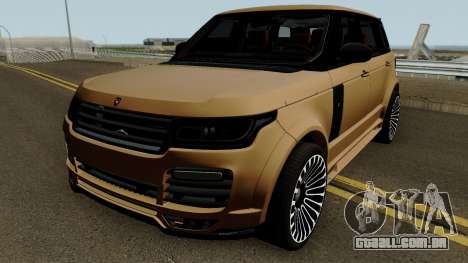 Range Rover Mansory Autobiography LWB para GTA San Andreas