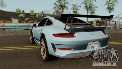 Porsche 911 GT3 RS 2018 para GTA San Andreas