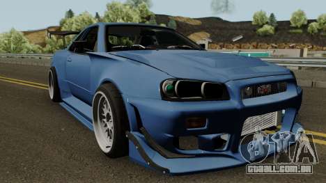 Nissan Skyline GTR R34 Sun Line Racing para GTA San Andreas