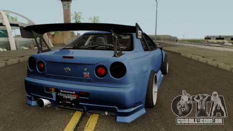 Nissan Skyline GTR R34 Sun Line Racing para GTA San Andreas