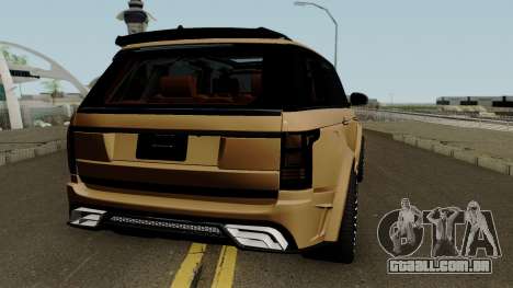 Range Rover Mansory Autobiography LWB para GTA San Andreas