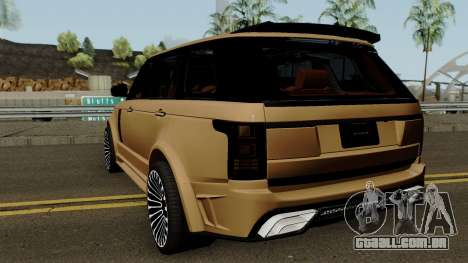 Range Rover Mansory Autobiography LWB para GTA San Andreas