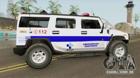 Hummer H2 Ambulance para GTA San Andreas