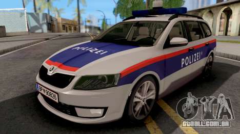 Skoda Octavia Polizei para GTA San Andreas