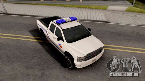 Bravado Bison 2013 Hometown PD Style para GTA San Andreas