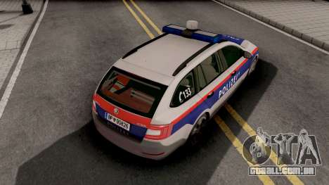 Skoda Octavia Polizei para GTA San Andreas