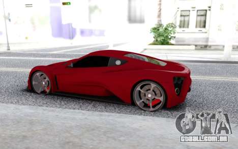 Zenvo ST1 para GTA San Andreas