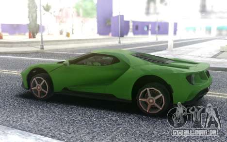 Ford GT 2017 para GTA San Andreas