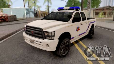 Bravado Bison 2013 Hometown PD Style para GTA San Andreas