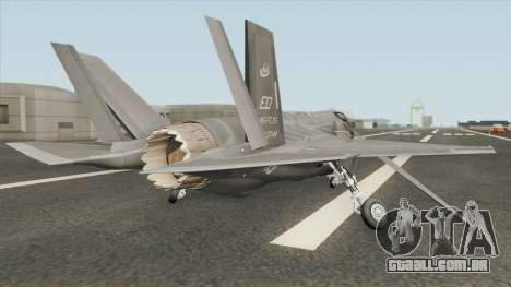 Lockheed Martin F-35A Lighting II para GTA San Andreas