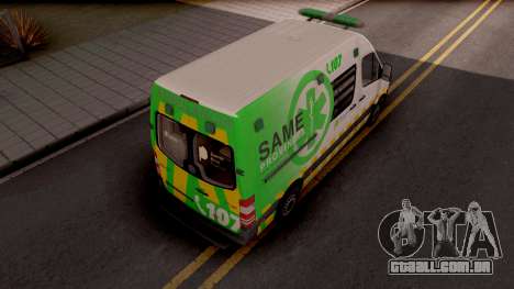 Mercedes-Benz Sprinter Ambulancia Argentina para GTA San Andreas