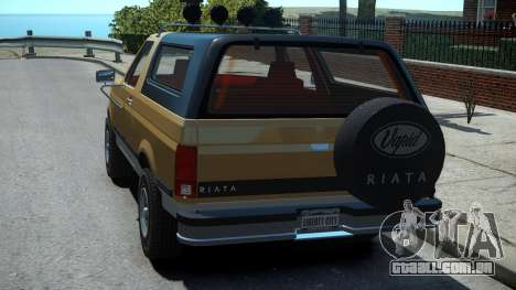 Vapid Riata Classic para GTA 4