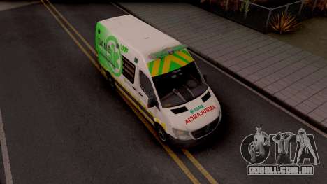 Mercedes-Benz Sprinter Ambulancia Argentina para GTA San Andreas