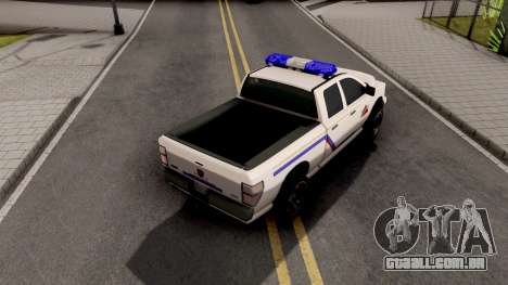 Bravado Bison 2013 Hometown PD Style para GTA San Andreas