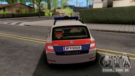 Skoda Octavia Polizei para GTA San Andreas