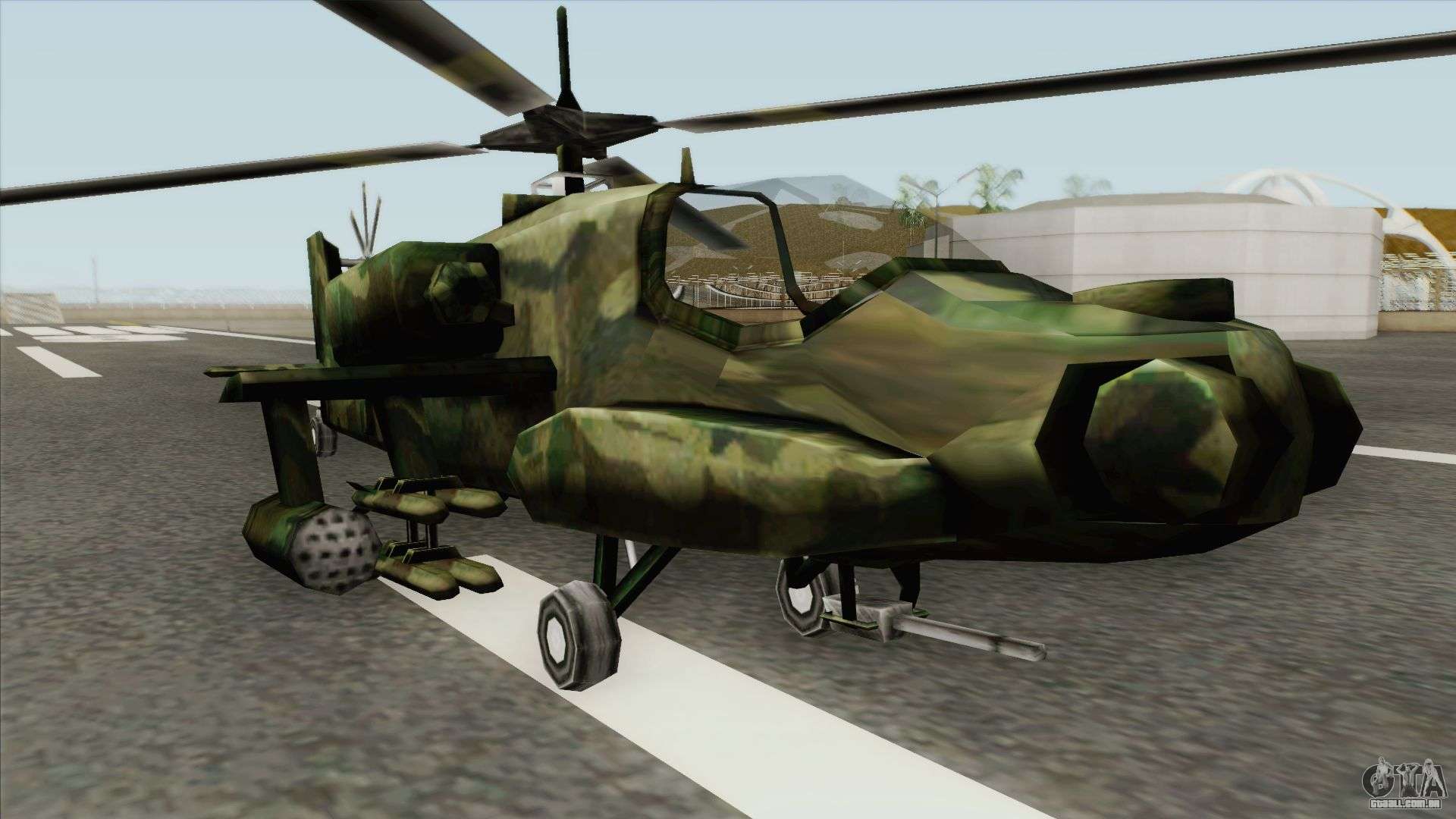 Helicóptero do Exército Brasileiro GTA SA PC/Android 